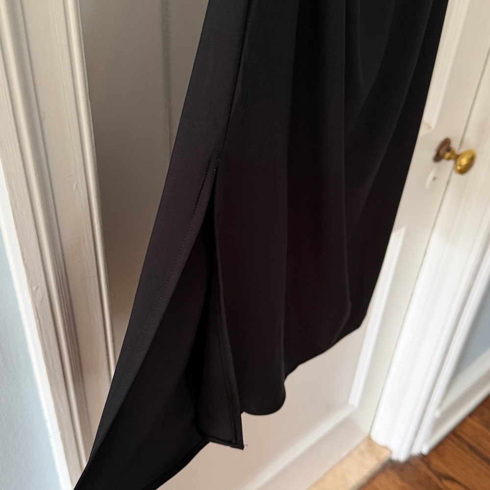 Ann Taylor One-Shoulder Black Evening Dress - Picture 5 of 5